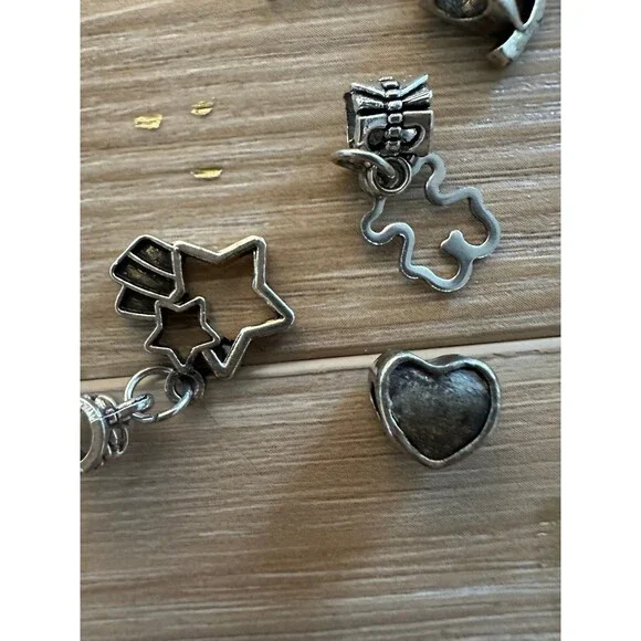 Bracelet Charm Bundle Silver Tone (16) - Picture 3 of 4